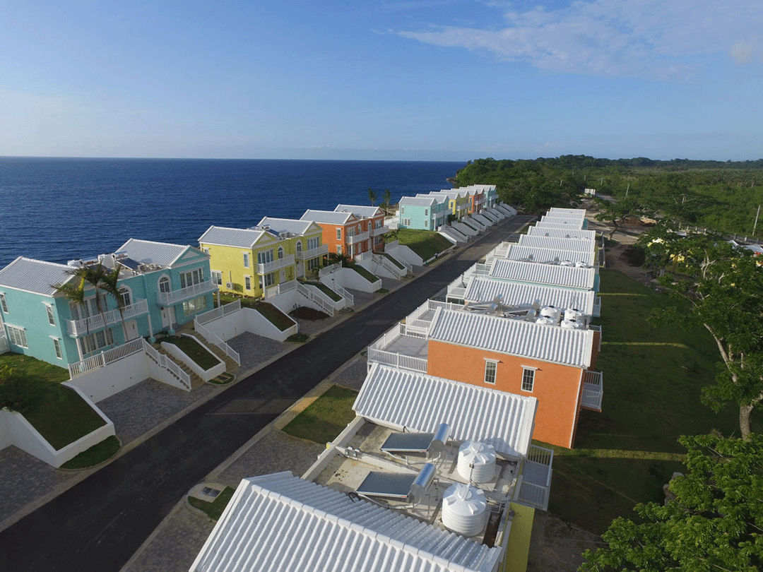 Système solaire sur le toit