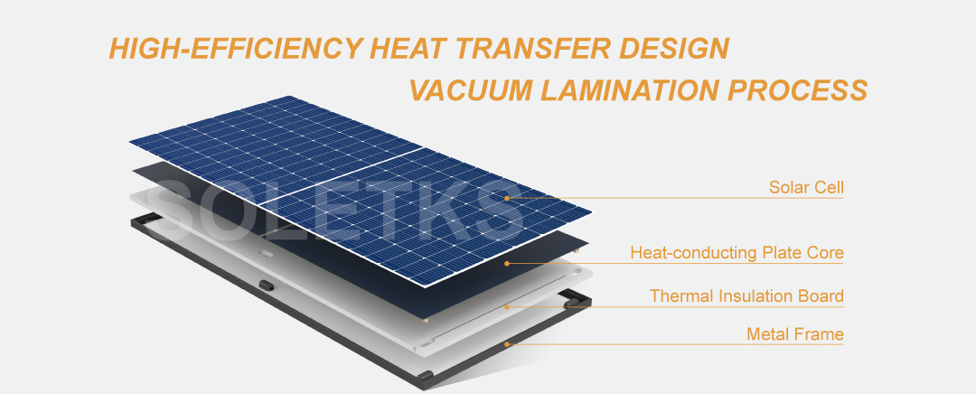 Assemblage thermoélectrique PVT-E